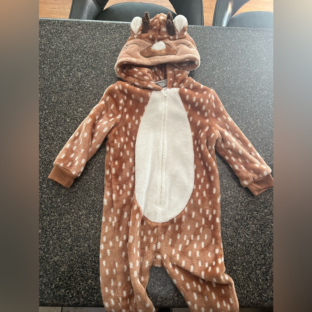 2T reindeer onesie